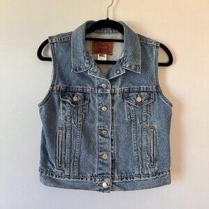Levi's Blue Denim Vest